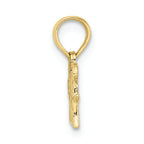 FJC Finejewelers 10k Yellow Gold Soccer Mom with Soccer Ball Charm