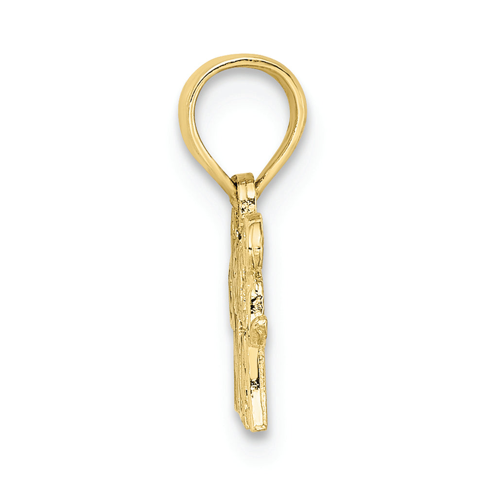 FJC Finejewelers 10k Yellow Gold Soccer Mom with Soccer Ball Charm