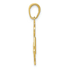 FJC Finejewelers 10k Yellow Gold #1 Dad Charm