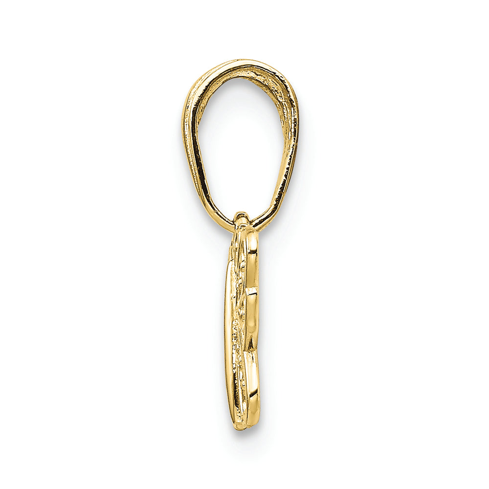 FJC Finejewelers 10k Yellow Gold Filigree Butterfly Charm