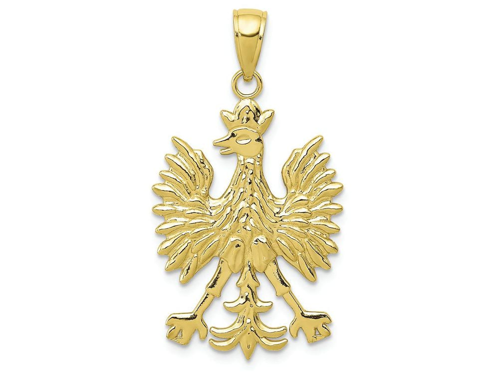 FJC Finejewelers 10k Yellow Gold Eagle Charm