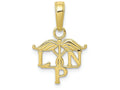 FJC Finejewelers 10k Yellow Gold Lpn Symbol Charm