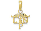 FJC Finejewelers 10k Yellow Gold Lpn Symbol Charm