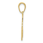 FJC Finejewelers 10k Yellow Gold Hairdresser Comb Scissors Charm