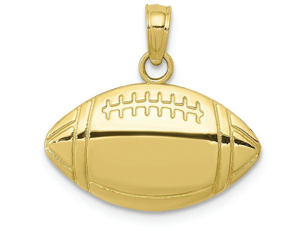 FJC Finejewelers 10k Yellow Gold Football Charm