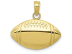 FJC Finejewelers 10k Yellow Gold Football Charm