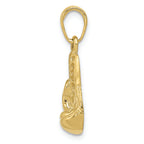 FJC Finejewelers 10k Yellow Gold Lg Boxing Glove Charm