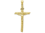 FJC Finejewelers 10k Yellow Gold Large Inri Crucifix Charm