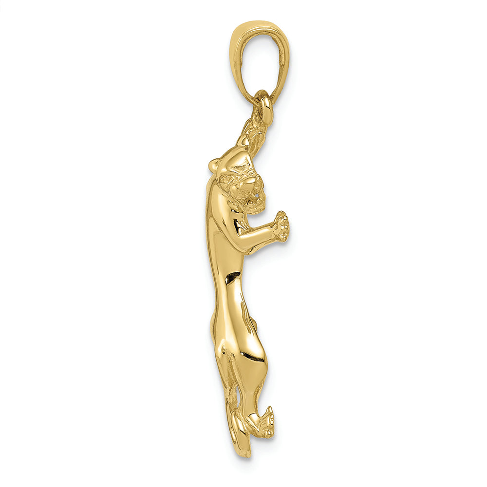 FJC Finejewelers 10k Gold Polished Panther Charm