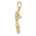 FJC Finejewelers 10k Gold Polished Panther Charm