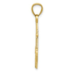 FJC Finejewelers 10k Gold Polished Anchor Charm