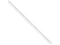 FJC Finejewelers 18 Inch 10k White Gold Carded Cable Rope Chain Necklace