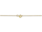 FJC Finejewelers 16 Inch 10k Carded Cable Rope Chain Necklace
