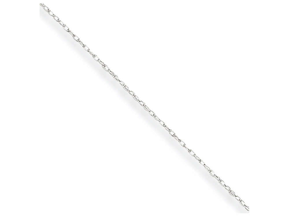 FJC Finejewelers 20 Inch 10k White Gold Carded Cable Rope Chain Necklace