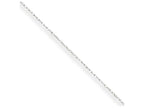 FJC Finejewelers 20 Inch 10k White Gold Carded Cable Rope Chain Necklace