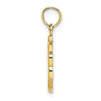 FJC Finejewelers 10k Yellow Gold F Script Initial Charm