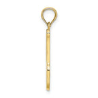 FJC Finejewelers 10k Yellow Gold J Script Initial Charm