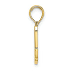 FJC Finejewelers 10k Yellow Gold M Script Initial Charm