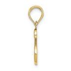 FJC Finejewelers 10k Yellow Gold S Script Initial Charm