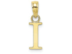 FJC Finejewelers 10k Yellow Gold I Block Initial Charm