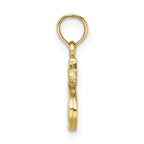 FJC Finejewelers 10k Yellow Gold S Block Initial Charm