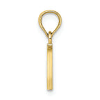 FJC Finejewelers 10k Yellow Gold W Block Initial Charm