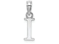 FJC Finejewelers 10k White Gold I Block Initial Charm