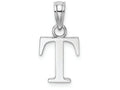 FJC Finejewelers 10k White Gold T Block Initial Charm