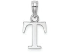 FJC Finejewelers 10k White Gold T Block Initial Charm