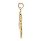 FJC Finejewelers 10k Yellow Gold Lizard Gecko Charm
