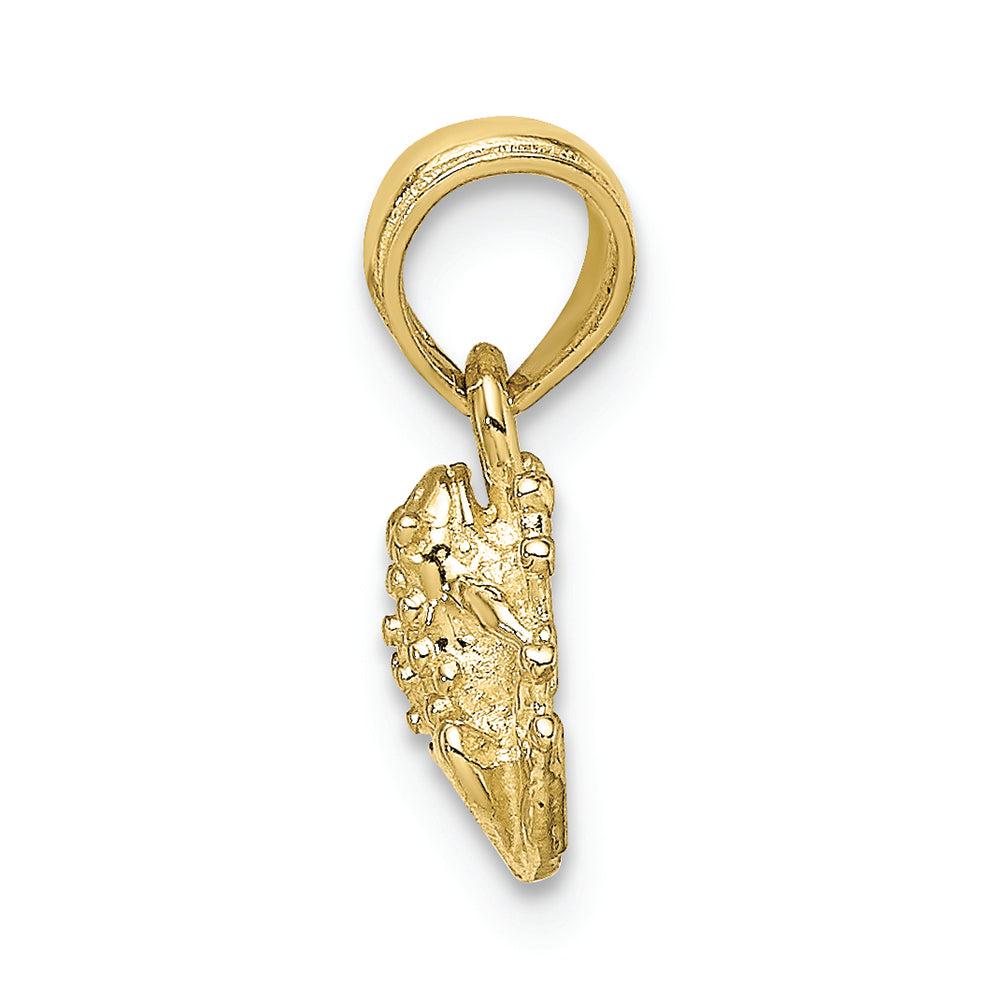 FJC Finejewelers 10k Yellow Gold Miniature Frog Charm Textured