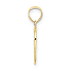 FJC Finejewelers 10k Yellow Gold Woven Heart Charm