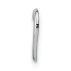 FJC Finejewelers 10k White Gold Mini Floating Heart Back Charm