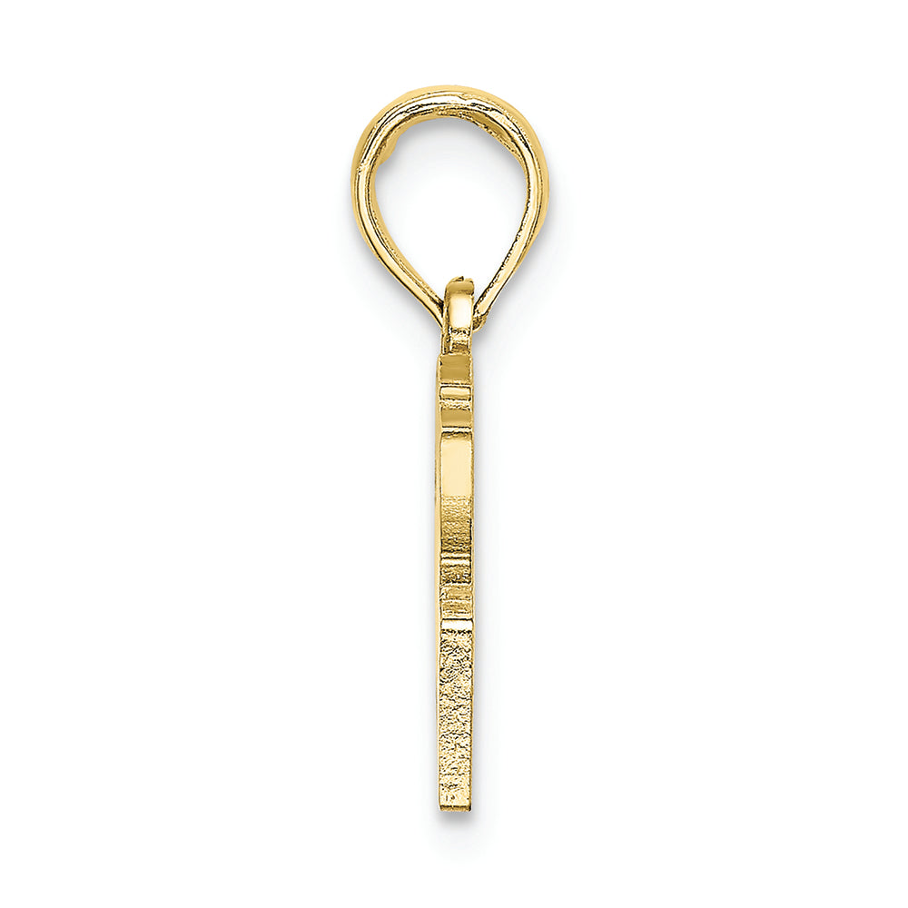 FJC Finejewelers 10k Yellow Gold Hands Forming A Heartlove Charm