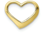 FJC Finejewelers 10k Yellow Gold Floating Heart Charm