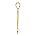 FJC Finejewelers 10k Yellow Gold Dog Bone Charmcut-out