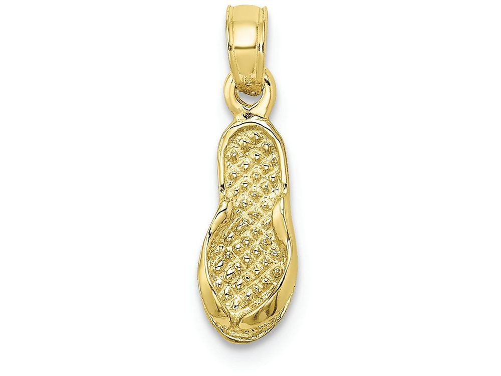 FJC Finejewelers 10k Yellow Gold Single Flip-flop Charm