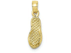 FJC Finejewelers 10k Yellow Gold Single Flip-flop Charm
