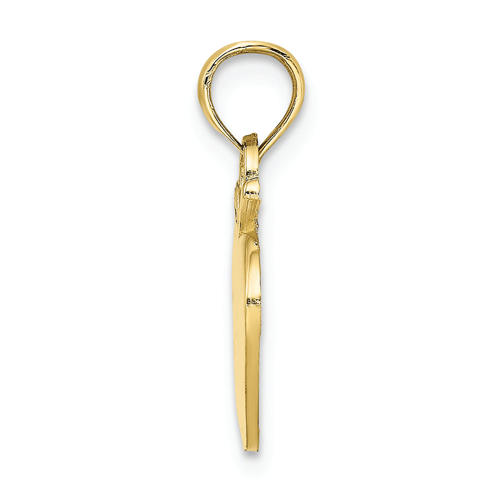 FJC Finejewelers 10k Yellow Gold Apple Charm