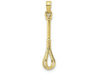 FJC Finejewelers 10k Yellow Gold 3d Whisk Charm