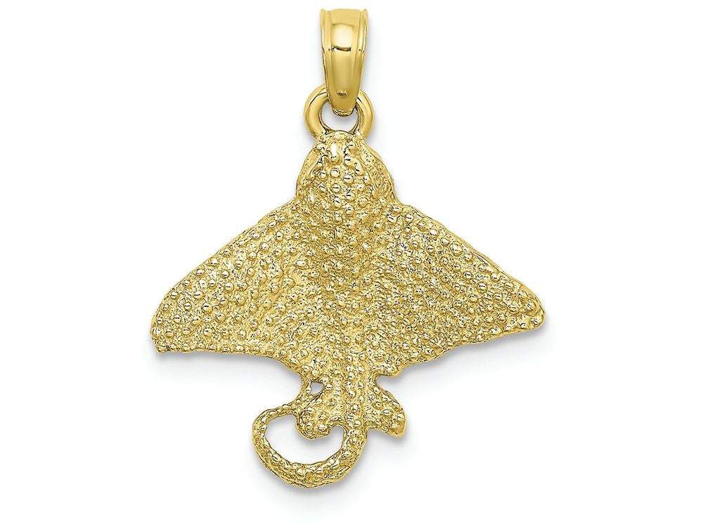 FJC Finejewelers 10k Yellow Gold Spotted Eagle Ray Charm