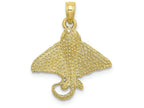 FJC Finejewelers 10k Yellow Gold Spotted Eagle Ray Charm