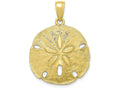 FJC Finejewelers 10k Yellow Gold Sand Dollar Charm