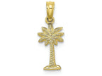 FJC Finejewelers 10k Yellow Gold Mini Palmetto Palm Tree Charm