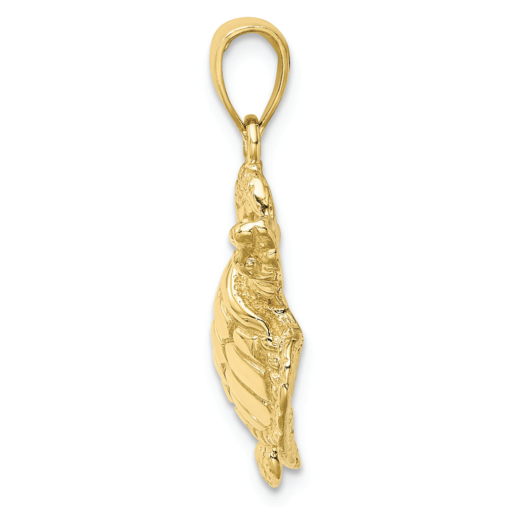 FJC Finejewelers 10k Yellow Gold Sea Turtle Polish Charm