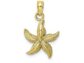 FJC Finejewelers 10k Yellow Gold Starfish Polish Charm