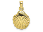 FJC Finejewelers 10k Yellow Gold Scallop Shell (2 0f 2) Charm