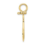 FJC Finejewelers 10k Yellow Gold 3d Anchorshackle Bail Charm