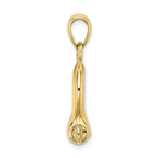 FJC Finejewelers 10k Yellow Gold 3d Medium Shackle Link Screw Charm