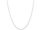 FJC Finejewelers 18 Inch 10k White Gold Rhodium-plated 0.90mm 18in Rope Chain Necklace